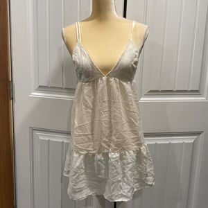 WHITE COVER UP DRESS BEACHWEAR